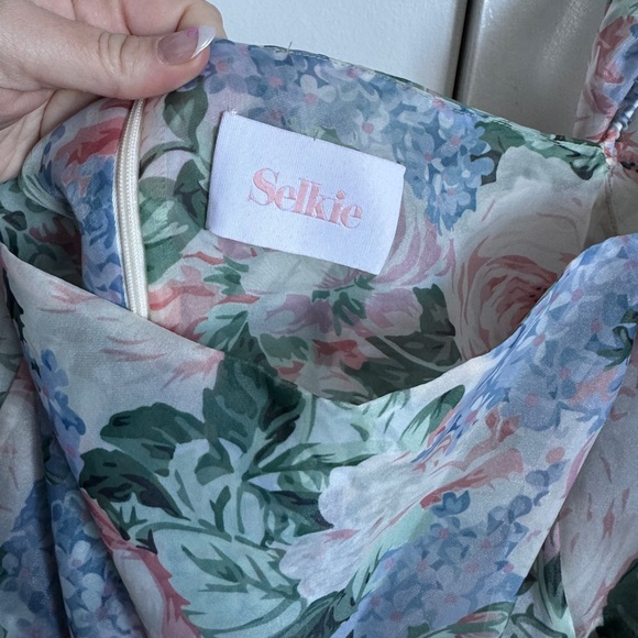 Selkie Floral My So Called Life Puff Dress Size 4X - Picture 5 of 6